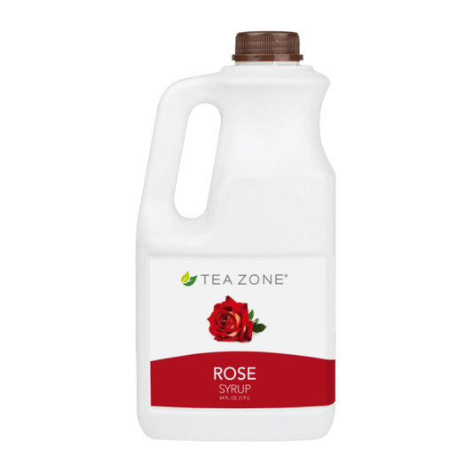 Tea Zone Rose Syrup (64oz) Case Of 6