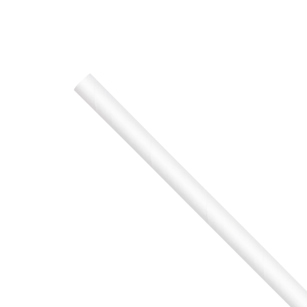 Karat Earth 7.75" Jumbo Paper Paper Straw (5mm) White (2,000 ct)