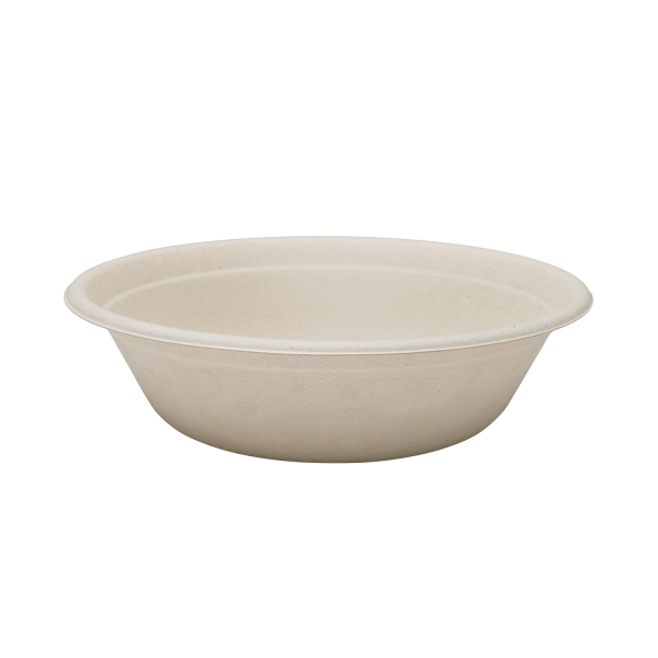 Karat Earth 32oz Bagasse Bowl, Round, Natural - 500 ct