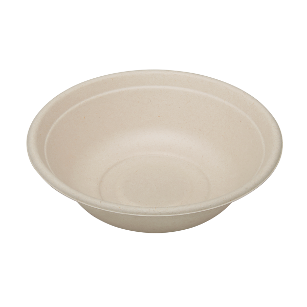 Karat Earth 32oz Bagasse Bowl, Round, Natural - 500 ct