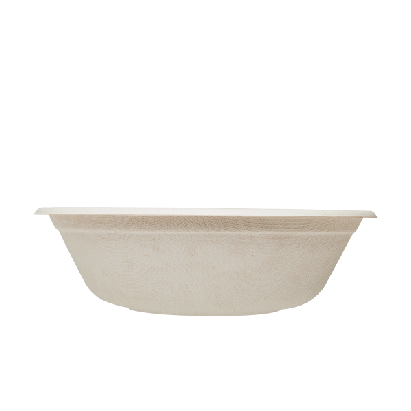 Karat Earth 32oz Bagasse Bowl, Round, Natural - 500 ct