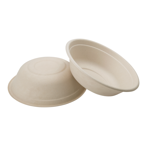 Karat Earth 32oz Bagasse Bowl, Round, Natural - 500 ct