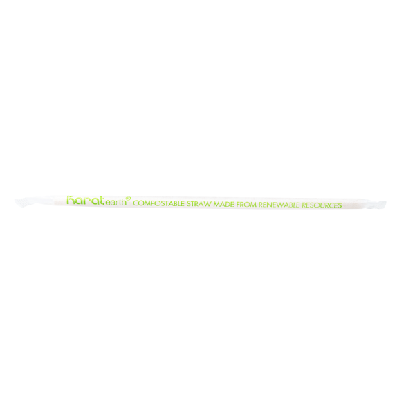 Karat Earth 7.75" Paper Jumbo Straw, Paper Wrapped - Kraft (2,000 ct)