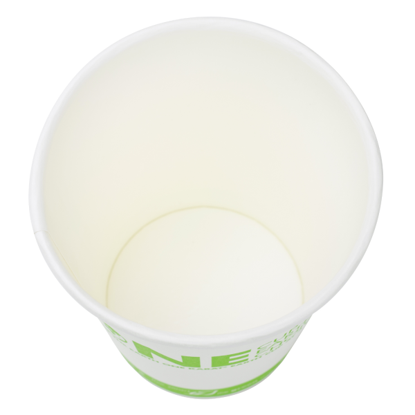 Karat Earth 8oz Eco-Friendly Paper Hot Cups - One Cup, One Earth (80mm) - 1,000 ct