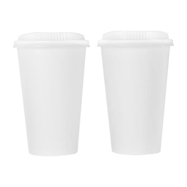 Karat Earth 16oz Eco-Friendly Paper Hot Cups - White (90mm) - 1,000 ct