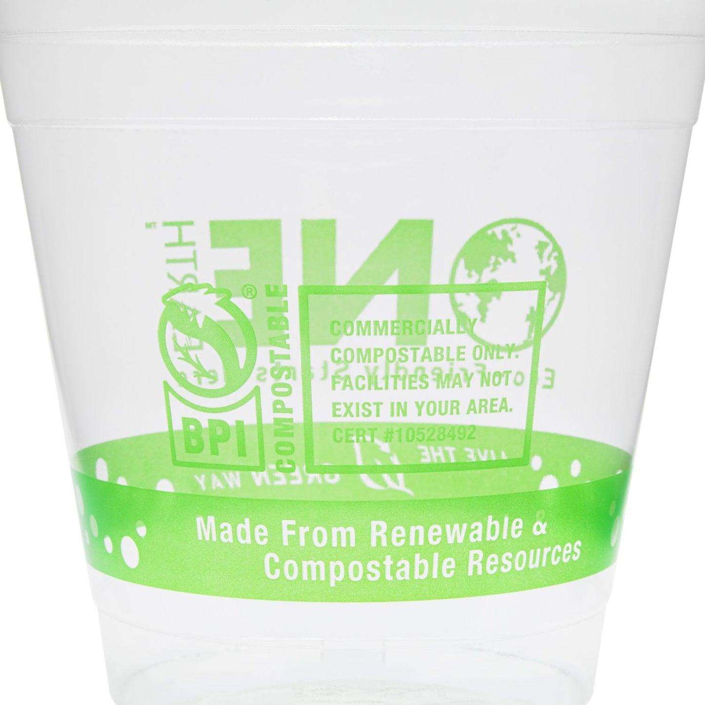 Karat Earth 12oz PLA Eco-Friendly Cups - Generic (98mm) - 1,000 ct