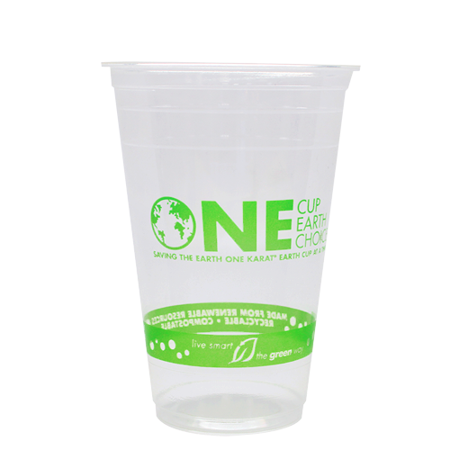 Karat Earth 20oz PLA Eco-Friendly Cups - Generic (98mm) - 1,000 ct