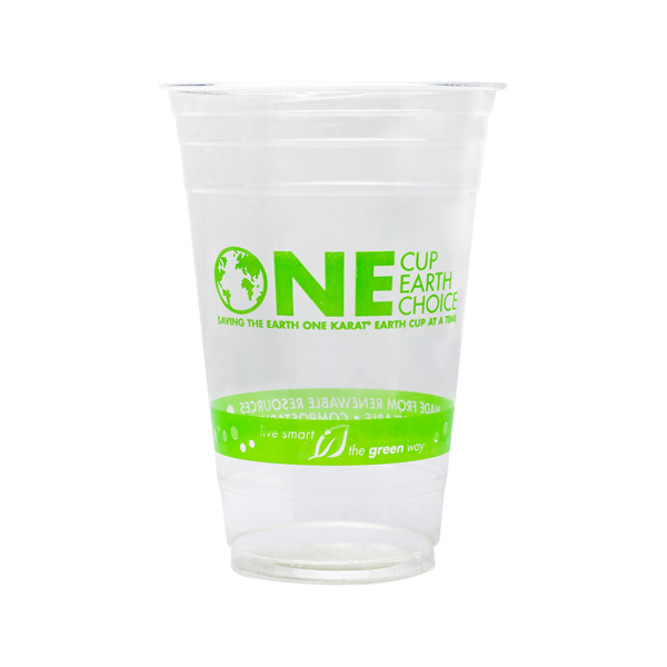 Karat Earth 20oz PLA Eco-Friendly Cups - Generic (98mm) - 1,000 ct