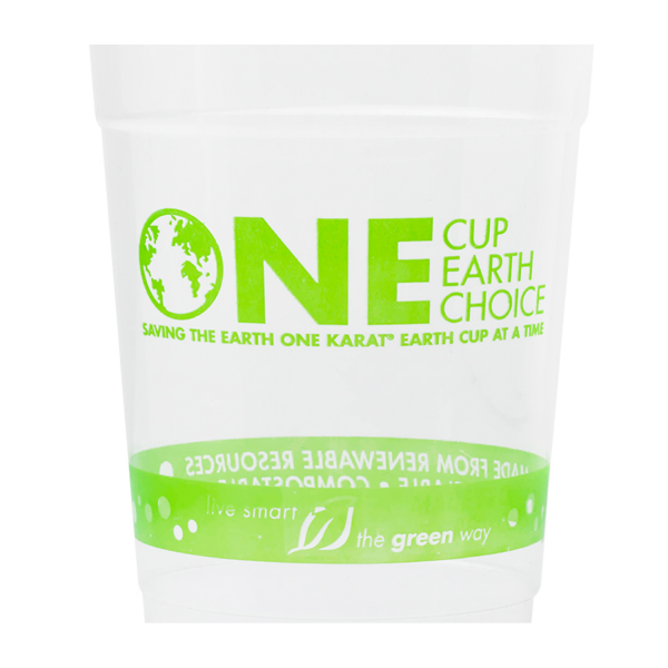 Karat Earth 24oz PLA Eco-Friendly Cup - Generic (98mm) - 600 ct