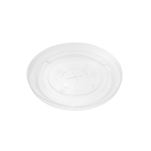 Karat Earth 12-24oz PLA Eco-Friendly Flat Lids (98mm) - 1,000 ct