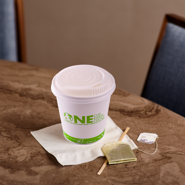 Karat Earth 10oz - 20oz Compostable Sipper Dome Lids (90mm) - 1,000 ct