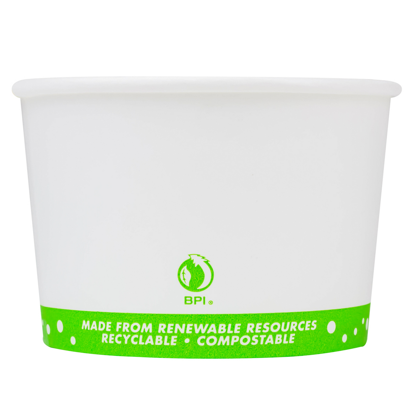 Karat Earth 8oz Eco-Friendly Paper Food Containers - Generic (90.8mm) - 1,000 ct
