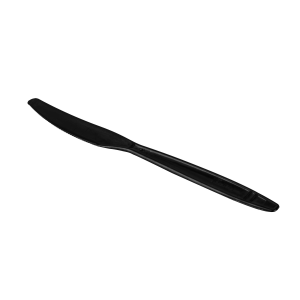 Karat Earth Heavy Weight Bio-Based Knives - Black - 1,000 ct