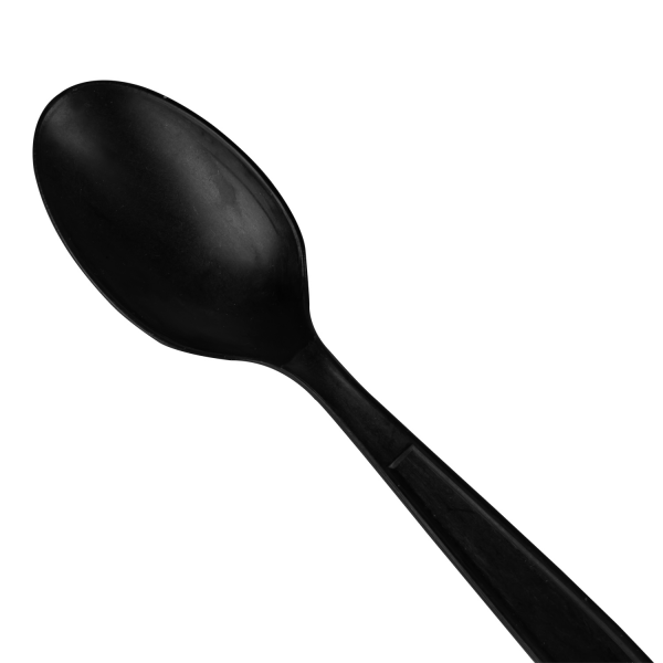Karat Earth Heavy Weight Bio-Based Tea Spoons - Black - 1000 ct, KE-U2023B
