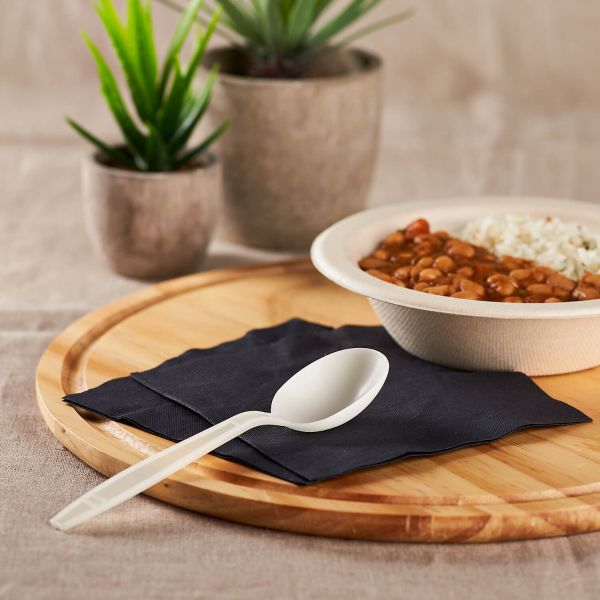 Karat Earth Heavy Weight Bio-Based Tea Spoons - Wrapped - 1,000 ct, KE-U2033