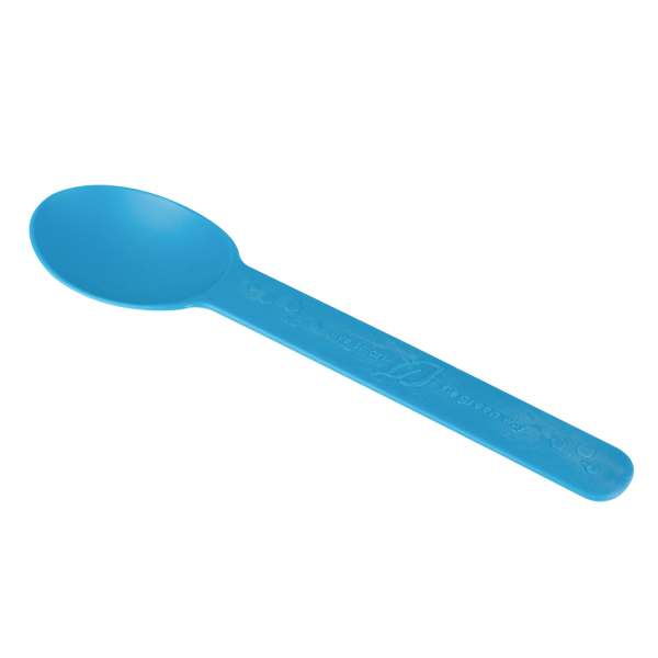 Karat Earth Heavy Weight Bio-Based Spoons - Teal Blue - 1,000 ct, KE-U2300 (Blue)