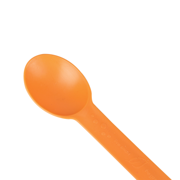Karat Earth Heavy Weight Bio-Based Spoons - Tangerine Orange - 1,000 ct, KE-U2300 (Orange)