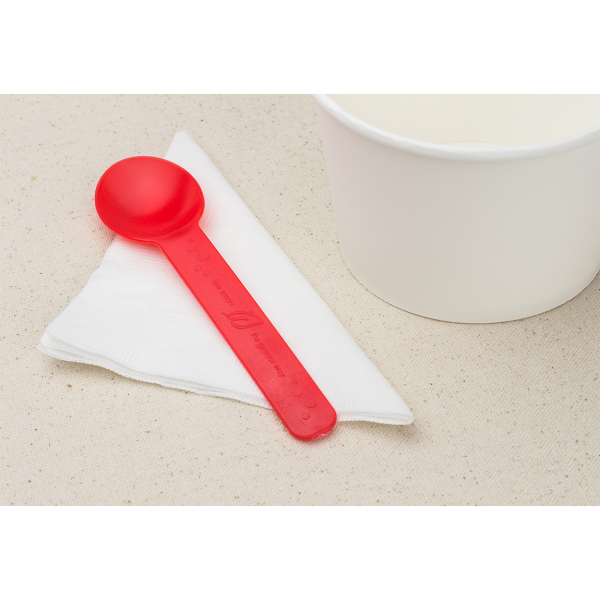 Karat Earth Heavy Weight Bio-Based Spoons - Tomato Red - 1,000 ct, KE-U2300 (Red)