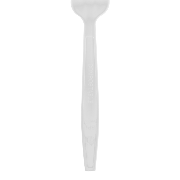 Karat Earth PLA Medium-Heavy Weight Compostable Forks Bulk Box - 1,000 ct