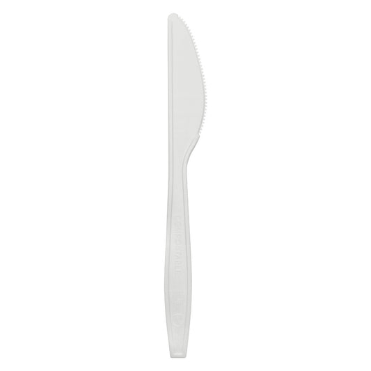 Karat Earth PLA Medium-Heavy Weight Compostable Knives Bulk Box - 1,000 ct