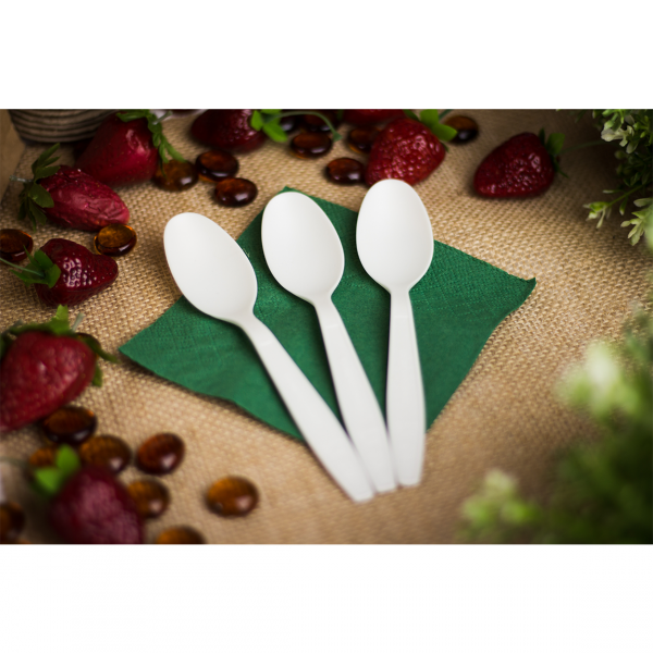 Karat Earth PLA Heavy Weight Compostable Tea Spoons - 1,000 ct