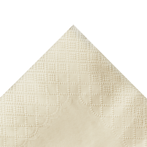 Karat 9.5"x9.5" Beverage Napkins - Ivory - 1,000 ct, KN-B9595-2IVR