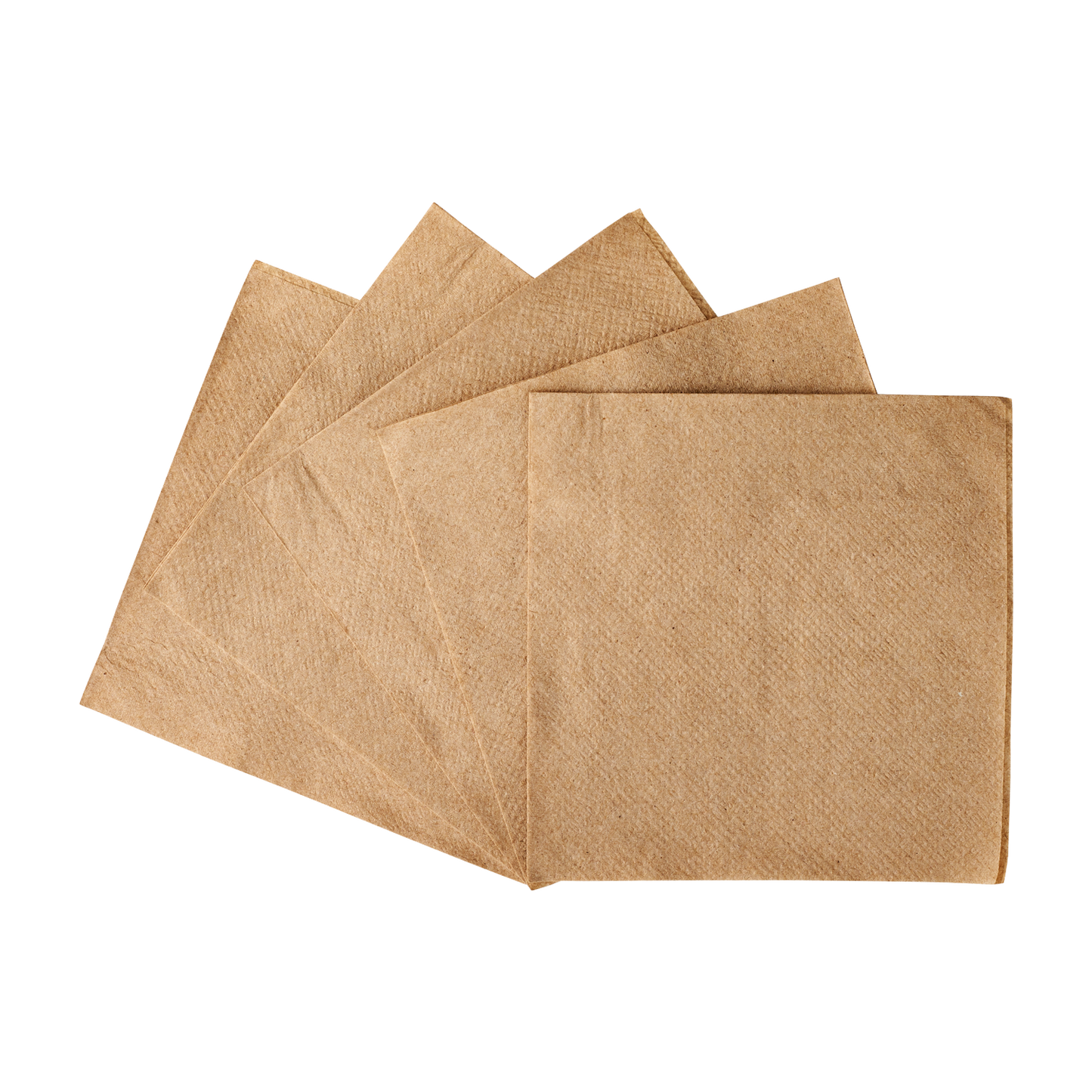 Karat 9"x9" Beverage Napkins - Kraft - 4,000 ct
