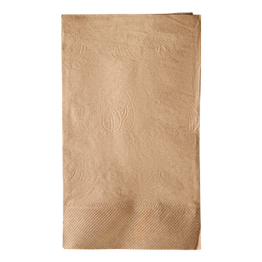 Karat 15"x17" 2 Ply Dinner Napkins - Kraft - 3,000 ct, KN-D1517-2K