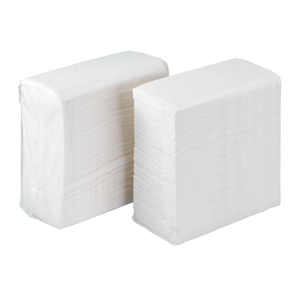Karat 15"x17" 1 Ply Dinner Napkins - White - 3,000 ct