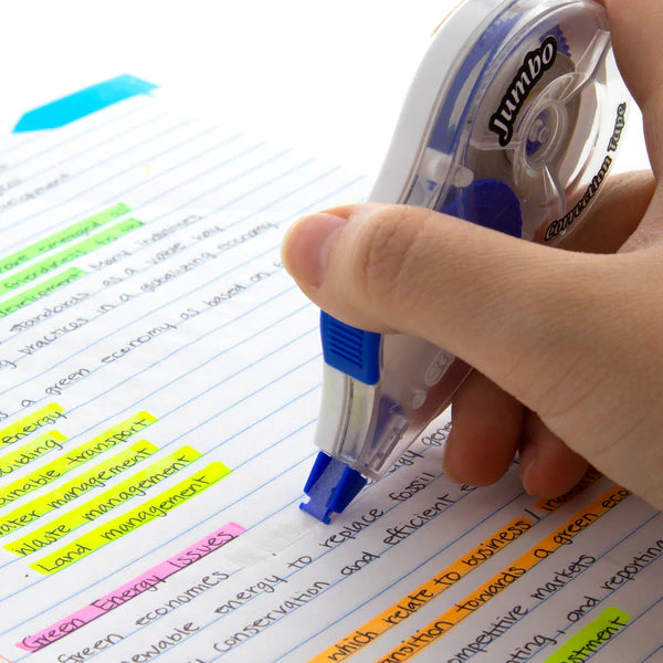 BAZIC 5 mm x 394" Jumbo Correction Tape Sold in 24 Units