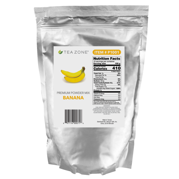 Tea Zone Banana Powder (2.2 lbs) Case Of 10