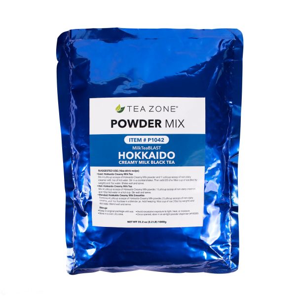 Tea Zone MilkTeaBLAST Hokkaido Creamy Milk Powder (2.2 lbs) Case Of 10