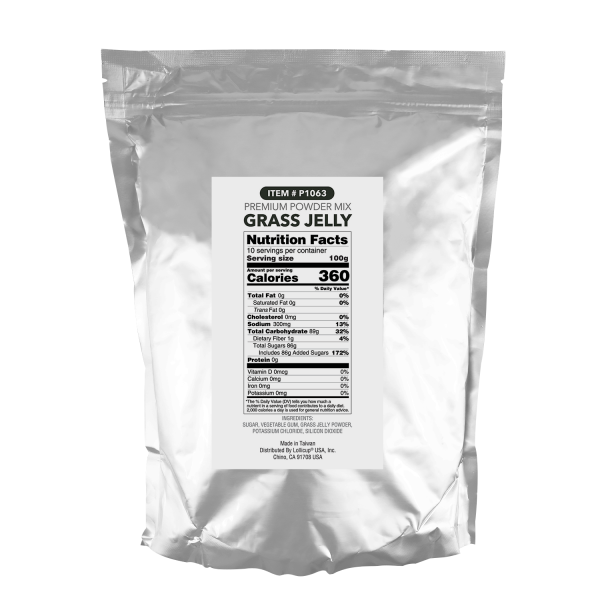 Tea Zone Grass Jelly Powder (2.2 lbs) Case Of 10