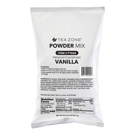 Tea Zone Vanilla Powder (2 lbs) Case Of 6