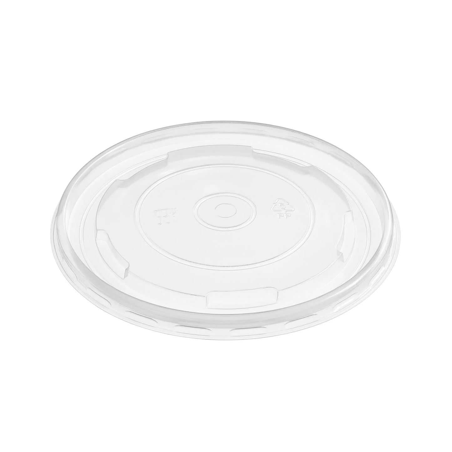 PET Plastic Flat Lids 98mm for 12 14 16 20 24 oz. Cold Cups, 1000 Count