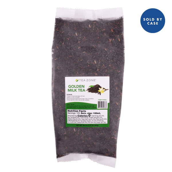 Tea Zone Golden Milk Tea Leaves - Case Of 25 bags