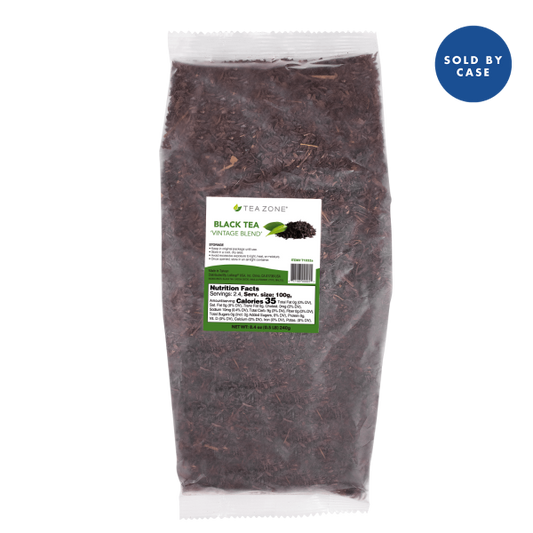 Tea Zone "Vintage Blend" Black Tea Leaves - Case Of 25 Bags