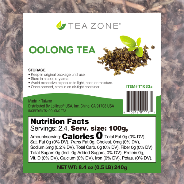 Tea Zone Oolong Tea Leaves - Case Of 25