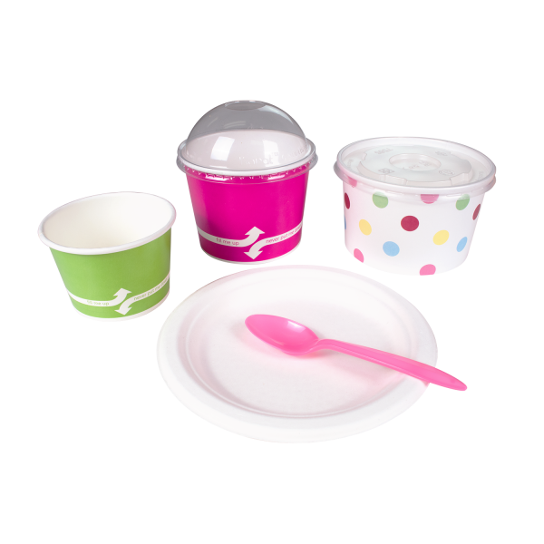 Karat PP Plastic Medium Weight Tea Spoons - Pink - 1,000 ct