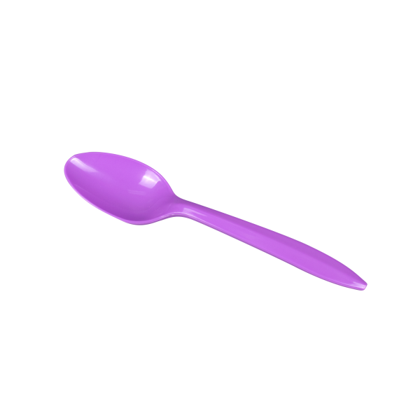 Karat PP Plastic Medium Weight Tea Spoons - Purple - 1,000 ct