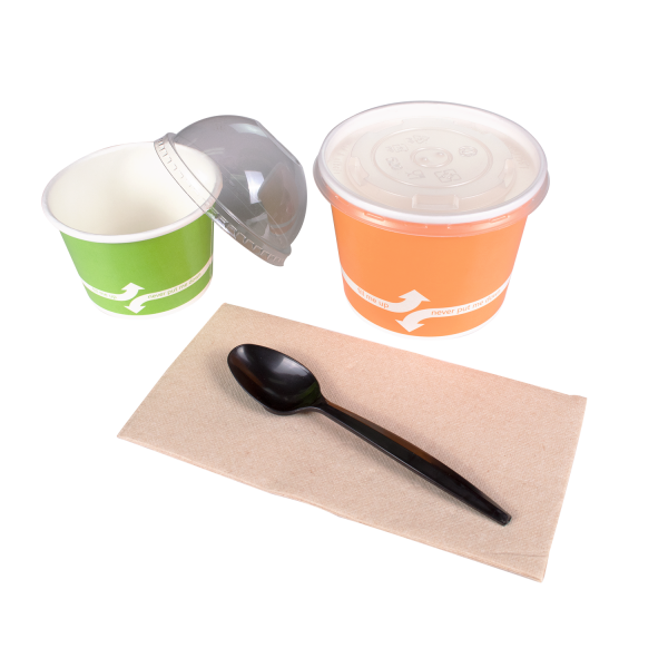 Karat PP Plastic Medium Heavy Weight Tea Spoons Bulk Box - Black - 1,000 ct