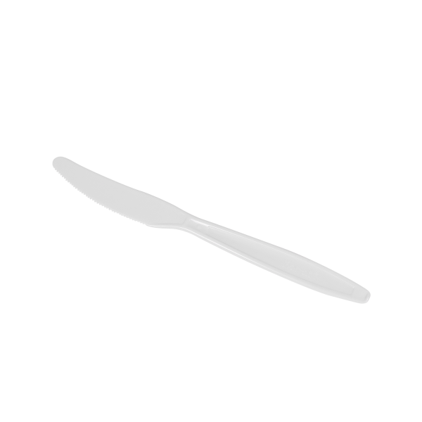 Karat PS Plastic Extra Heavy Weight Knives - White - 1,000 ct