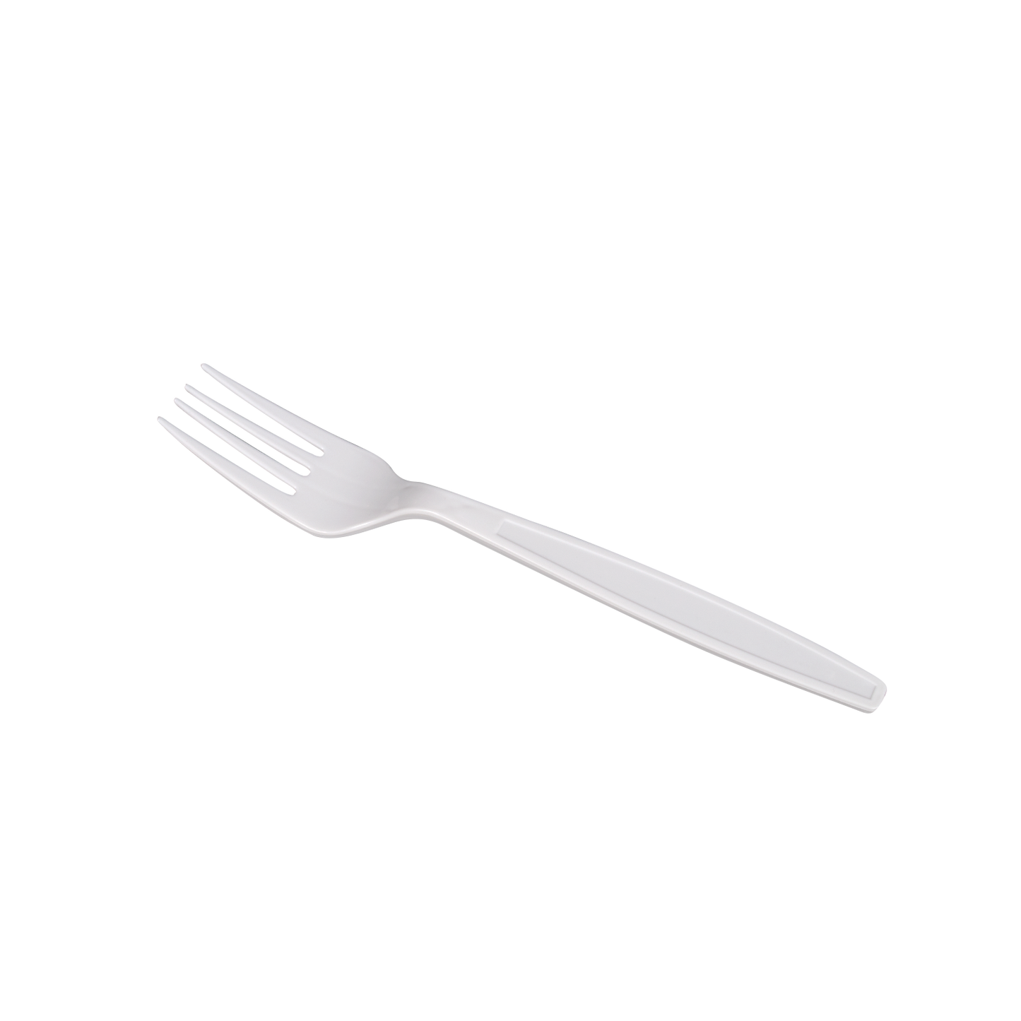 Karat PP Plastic Extra Heavy Weight Forks - White - 1,000 ct