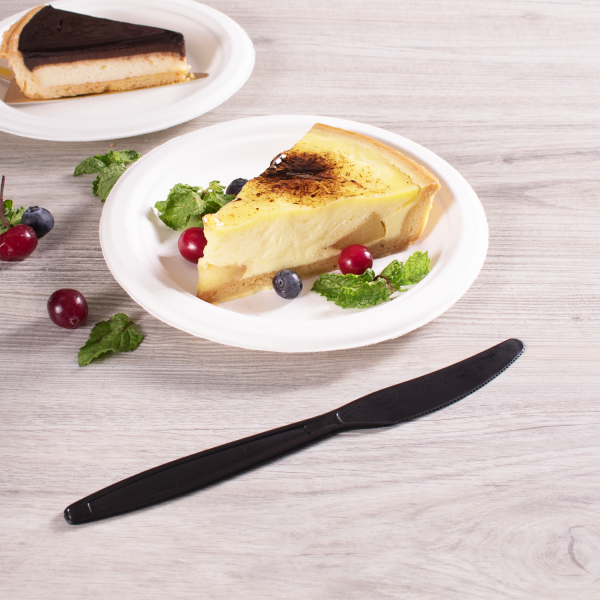 Karat PP Plastic Extra Heavy Weight Knives - Black - 1,000 ct