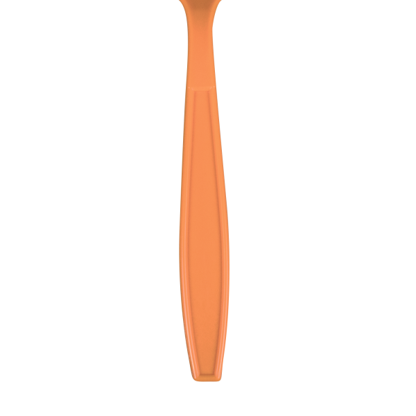 Karat PP Plastic Extra Heavy Weight Tea Spoons - Orange - 1,000 ct