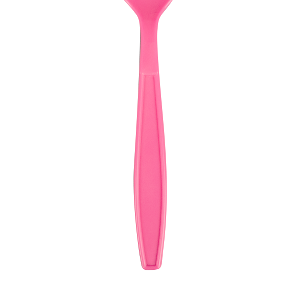 Karat PP Plastic Extra Heavy Weight Tea Spoons - Pink - 1,000 ct