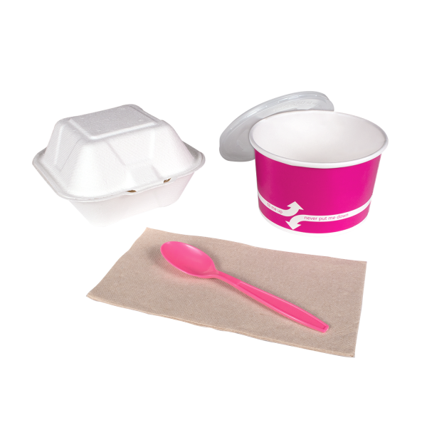 Karat PP Plastic Extra Heavy Weight Tea Spoons - Pink - 1,000 ct