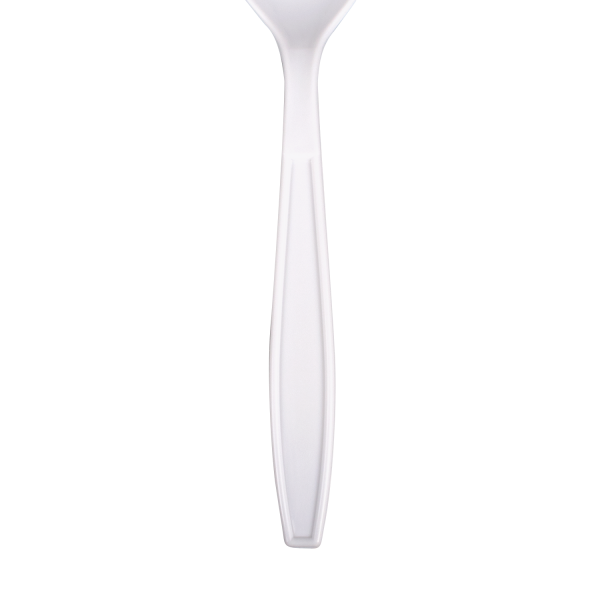 Karat PP Plastic Extra Heavy Weight Tea Spoons - White - 1,000 ct
