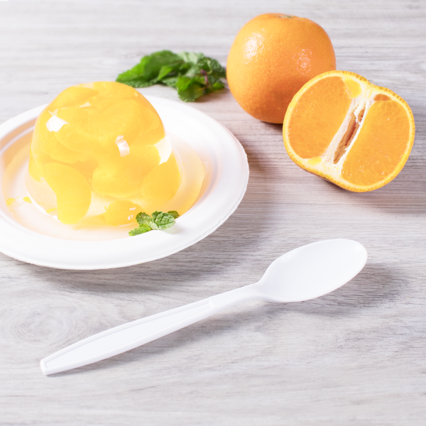 Karat PP Plastic Extra Heavy Weight Tea Spoons - White - 1,000 ct