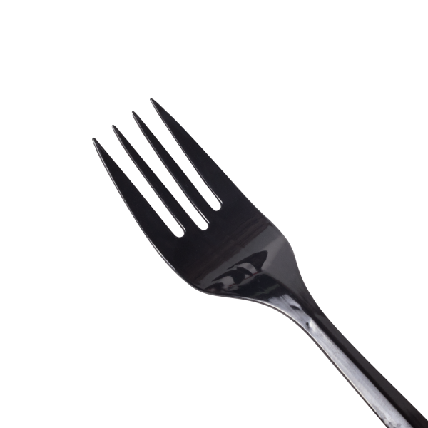 Karat PS Plastic Medium Weight Forks Bulk Box - Black - 1,000 ct